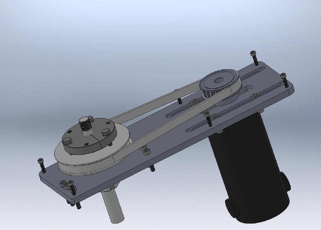 thrust bearing and motor mount asm-R2-3