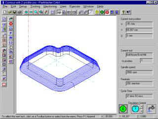 Z-axis profiling with contour