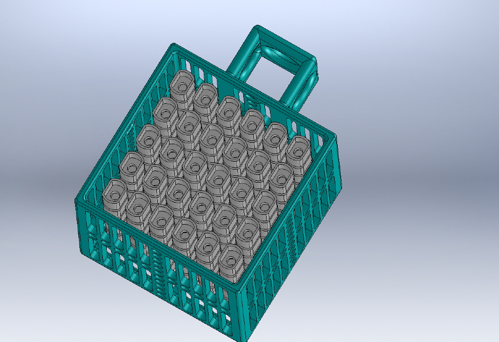33070274 spacer sls 180 pcs in cube for sls build asm-3