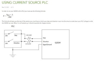 gecko current source inputs PLC